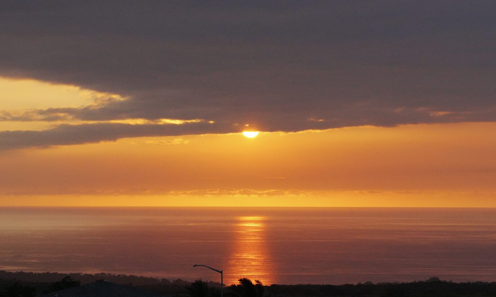 Sunset over the Kohala coast